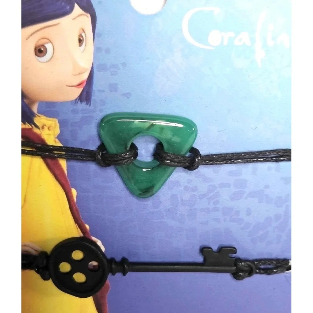 Coraline Key and Seeing‎ Stone 2 Piece Bracelet Set
